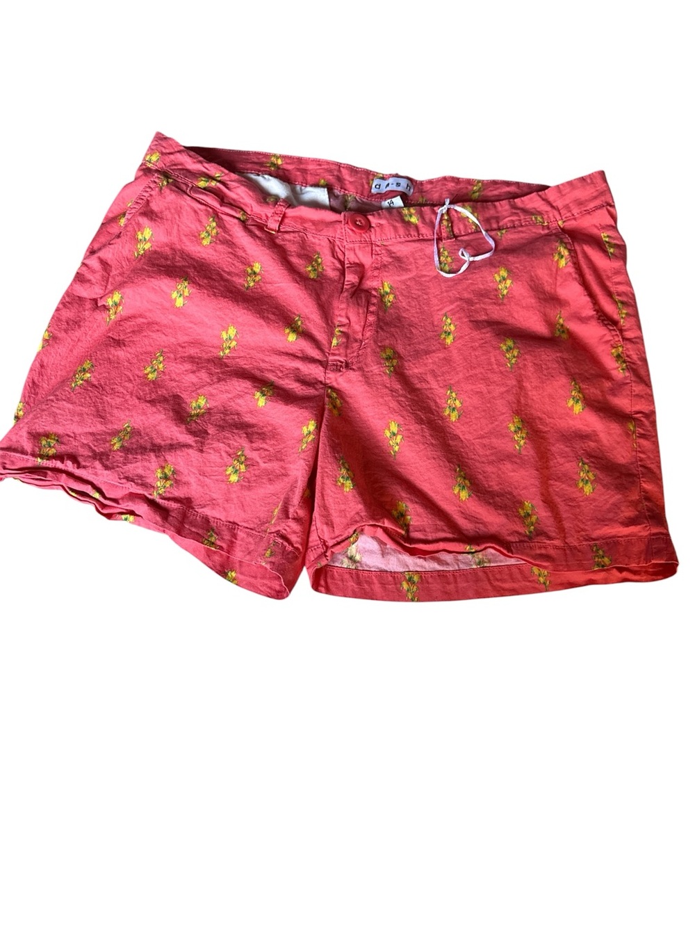 Coral flower-Print Women’s Shorts